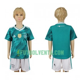 Camiseta de fútbol Alemania Niño 2ª equipación Mundial 2018